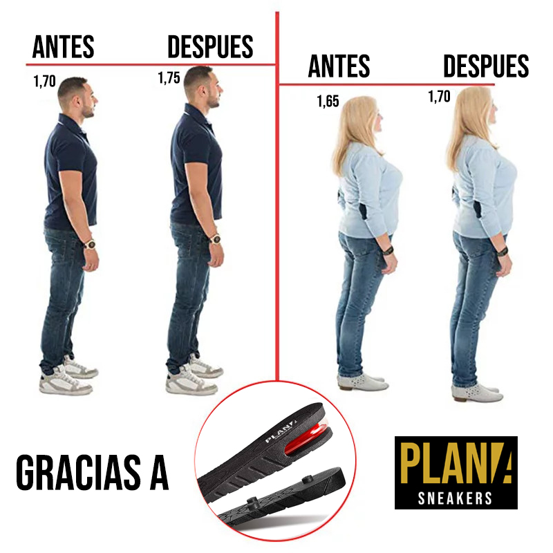 plantilla para aumentar centimetros